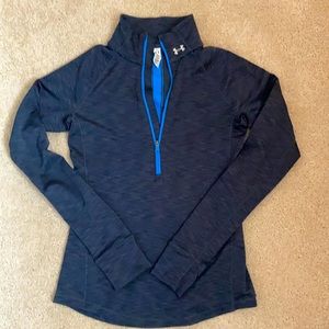 Under Armour ladies XS cold gear half zip.